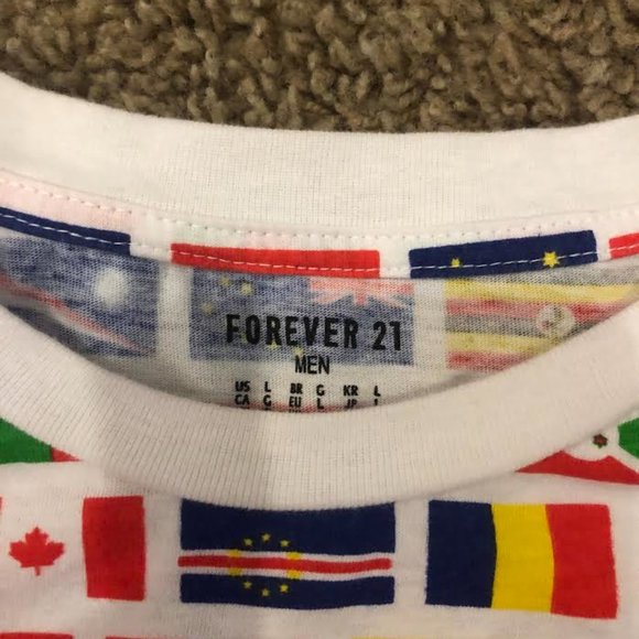 International Flag Shirt Forever 21!!! - Picture 2 of 2